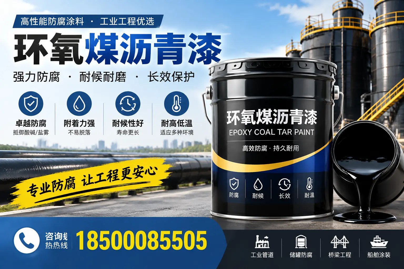 环氧煤沥青漆的施工方法与注意事项,确保在周口顺利完成
