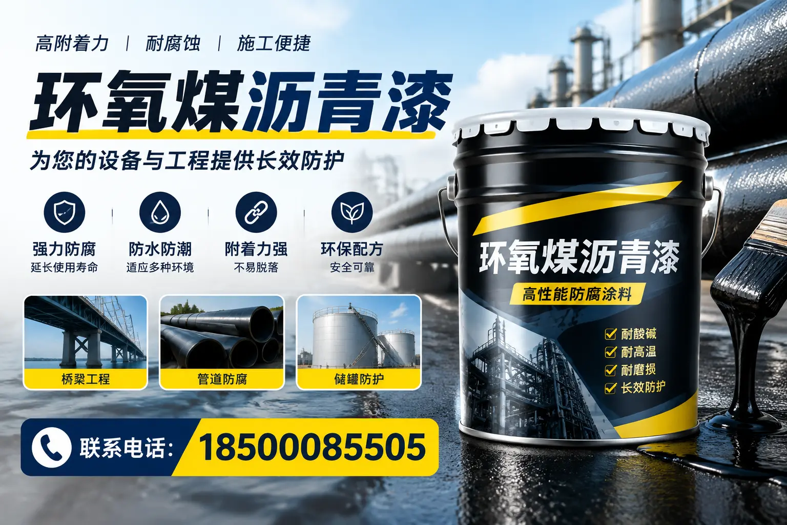 环氧煤沥青漆与其他涂料的对比分析,助力周口企业决策